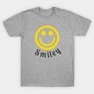 Smiley Text Tshirt T-Shirt